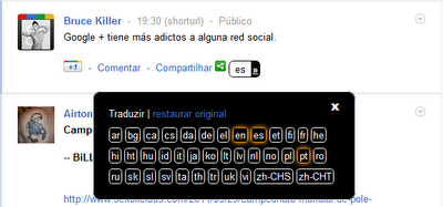 Como traduzir as postagens do Google Plus