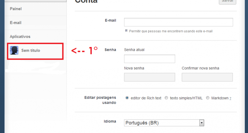 Como redirecionar a URL do seu Tumblr