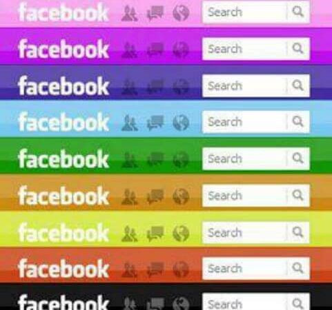 Como mudar a cor do Facebook