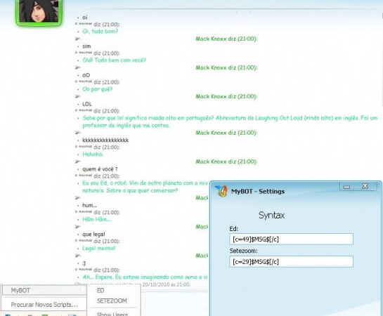 Como colocar um robô para responder suas mensagens no MSN