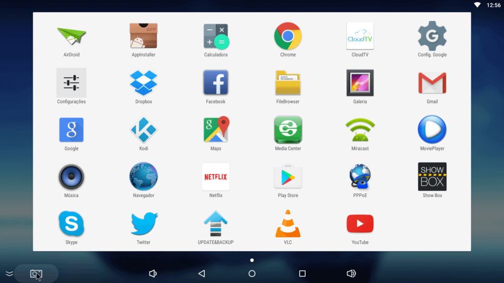 MXQ Pro com o Google Now Launcher