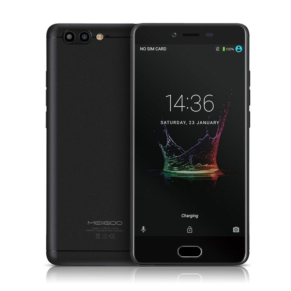 Celular Meiigoo M1 na cor preta