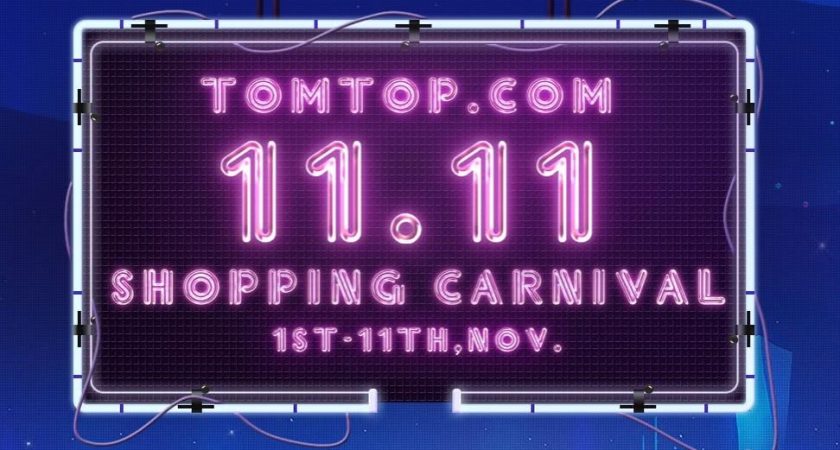 Tomtop confirma ofertas no 11/11 maior promoção da China