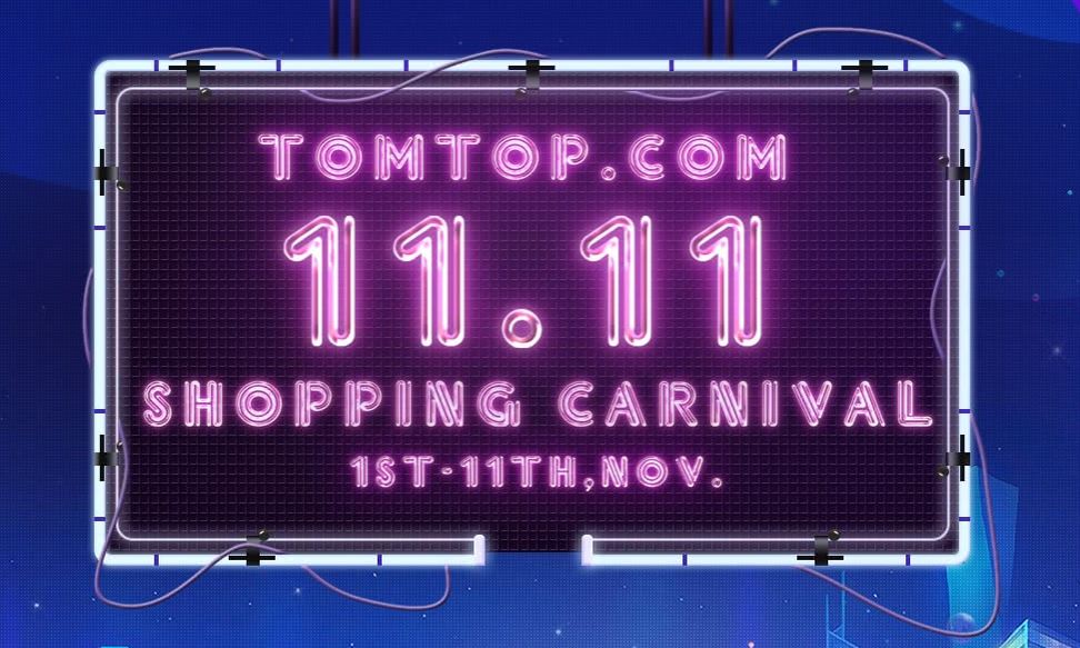 Promoção de 11/11 da Tomtop